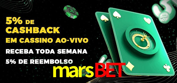 Promoções do cassino ao Vivo marsbet